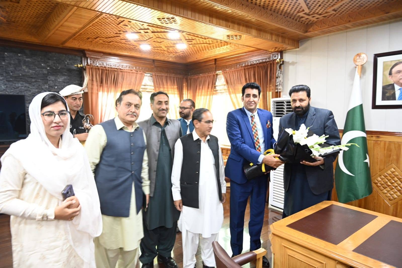 Secretary Tourism Calls on Chief Minister, Discusses Development of Tourism Sector
