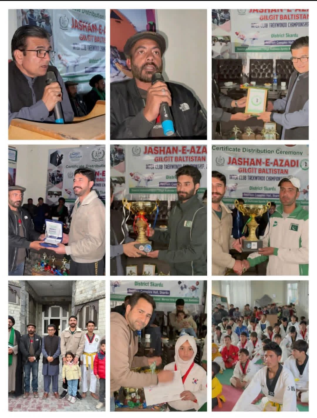 Jashn-e-Azadi Gilgit-Baltistan Inter-Club Taekwondo Championship 2025 Concludes Successfully in Skardu